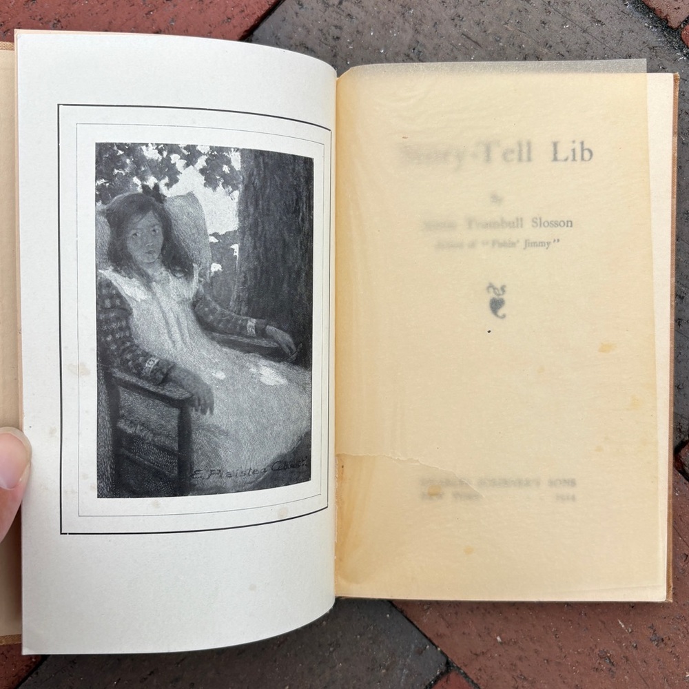 1914 Story-Tell Lib Short Stories Storyteller Girl Mountains Moral Parable Tales